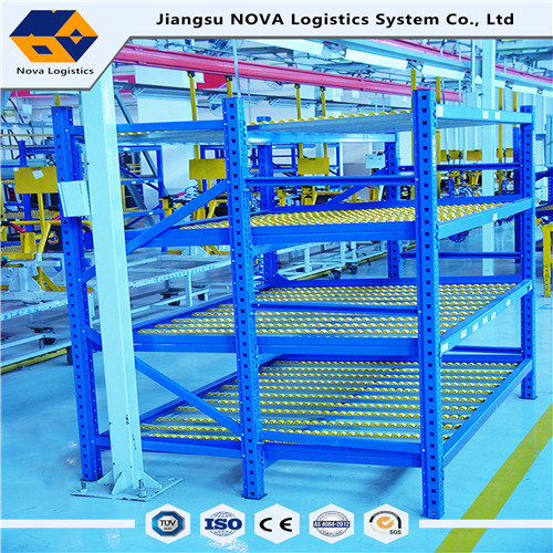 การปฏิบัติหน้าที่ปานกลางผ่านชั้นวางจาก Nova Logistics