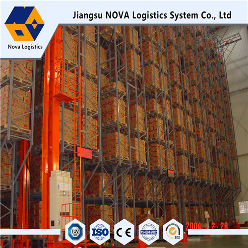 การจัดเก็บคลังสินค้าอัตโนมัติที่ดึงจาก Jiangsu Nova Racking