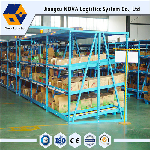 การปฏิบัติหน้าที่ปานกลางผ่านชั้นวางจาก Nova Logistics