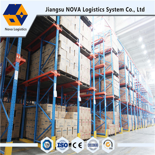 ความจุ 1,000 กก. กำลังโหลด FIFO Drive-in Pallet Racking