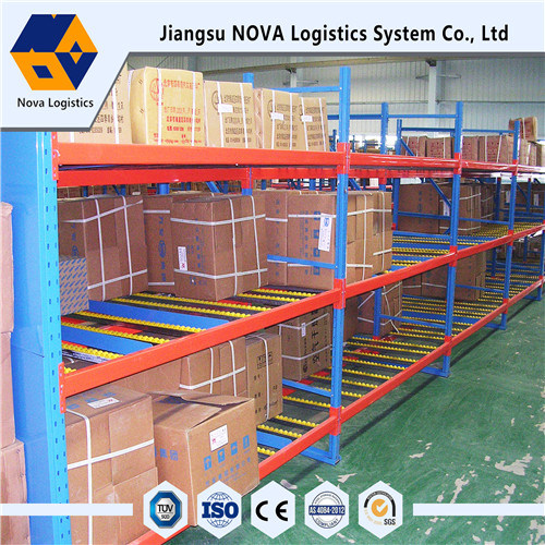 การปฏิบัติหน้าที่ปานกลางผ่านชั้นวางจาก Nova Logistics