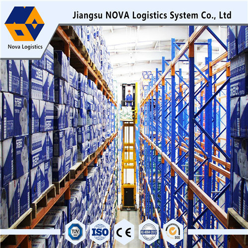 การจัดเก็บคลังสินค้าสำหรับงานหนักทางเดินแคบมาก VNA Pallet Racking 