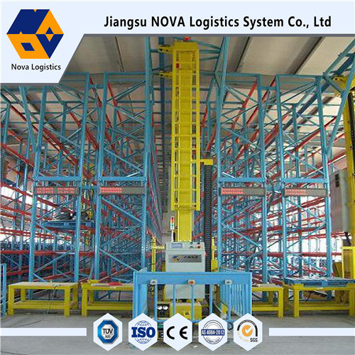 การจัดเก็บคลังสินค้าอัตโนมัติที่ดึงจาก Jiangsu Nova Racking