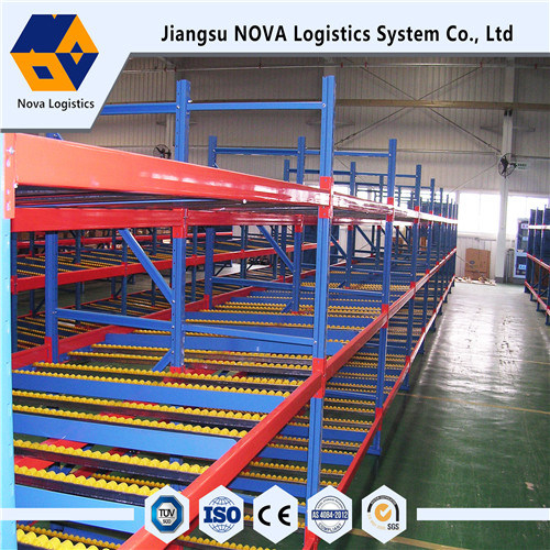 การปฏิบัติหน้าที่ปานกลางผ่านชั้นวางจาก Nova Logistics