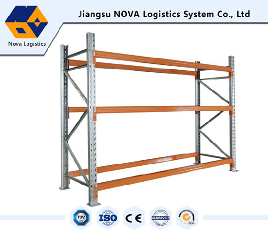 การเคลือบด้วยผงแบบ Electrastic Heavy Duty Selective Pallet Racking