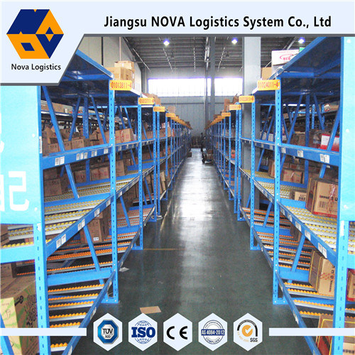 การปฏิบัติหน้าที่ปานกลางผ่านชั้นวางจาก Nova Logistics