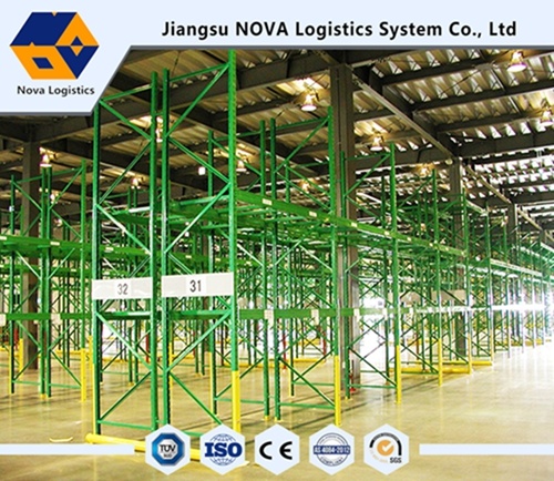 การเคลือบด้วยผงแบบ Electrastic Heavy Duty Selective Pallet Racking