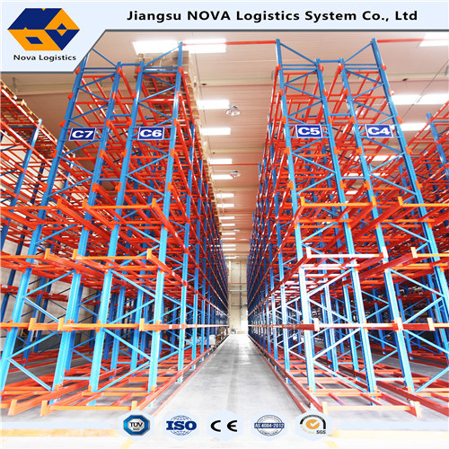 ทางเดินแคบมากสำหรับงานหนัก VNA Pallet Racking 