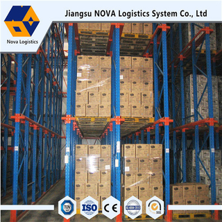 ไดรฟ์ขายร้อนในชั้นวางพาเลทเหล็กจาก Nova Logistic