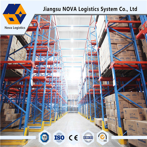 ความจุ 1,000 กก. กำลังโหลด FIFO Drive-in Pallet Racking