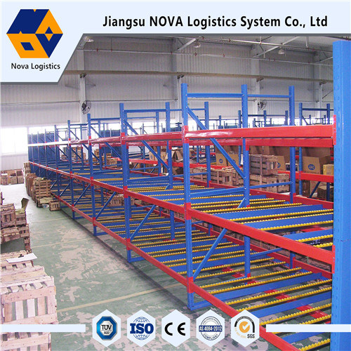 การปฏิบัติหน้าที่ปานกลางผ่านชั้นวางจาก Nova Logistics