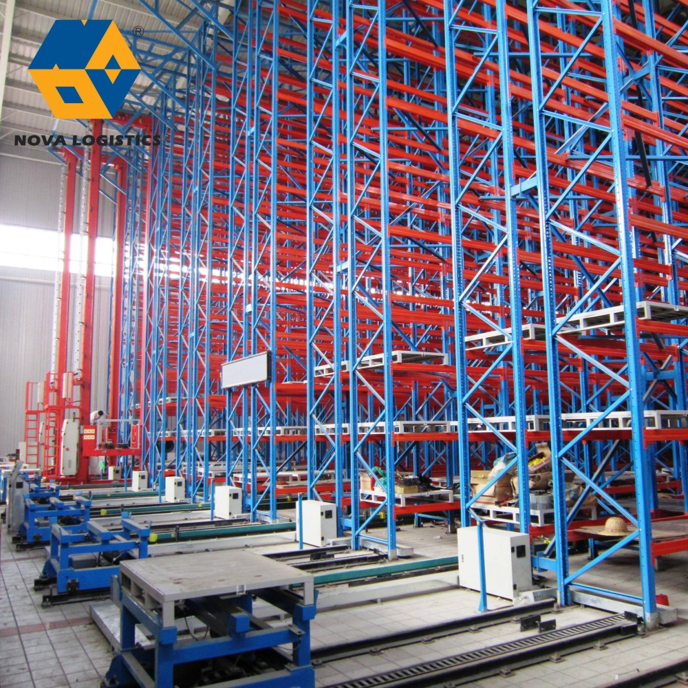 คลังสินค้าอัตโนมัติ Pallet Duty Racking AS/RS ระบบพร้อม CE 