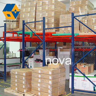 คลังสินค้า Q235B พาเลทเก็บของหนักแบบ Push Back Racking