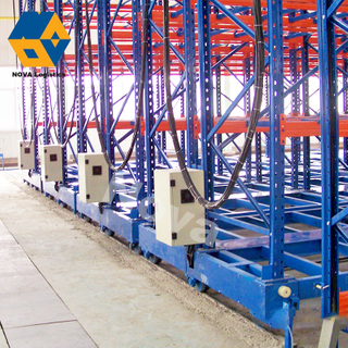 การเคลื่อนย้ายแท่นวางสินค้า Heavy Duty Mobile Grow Racking