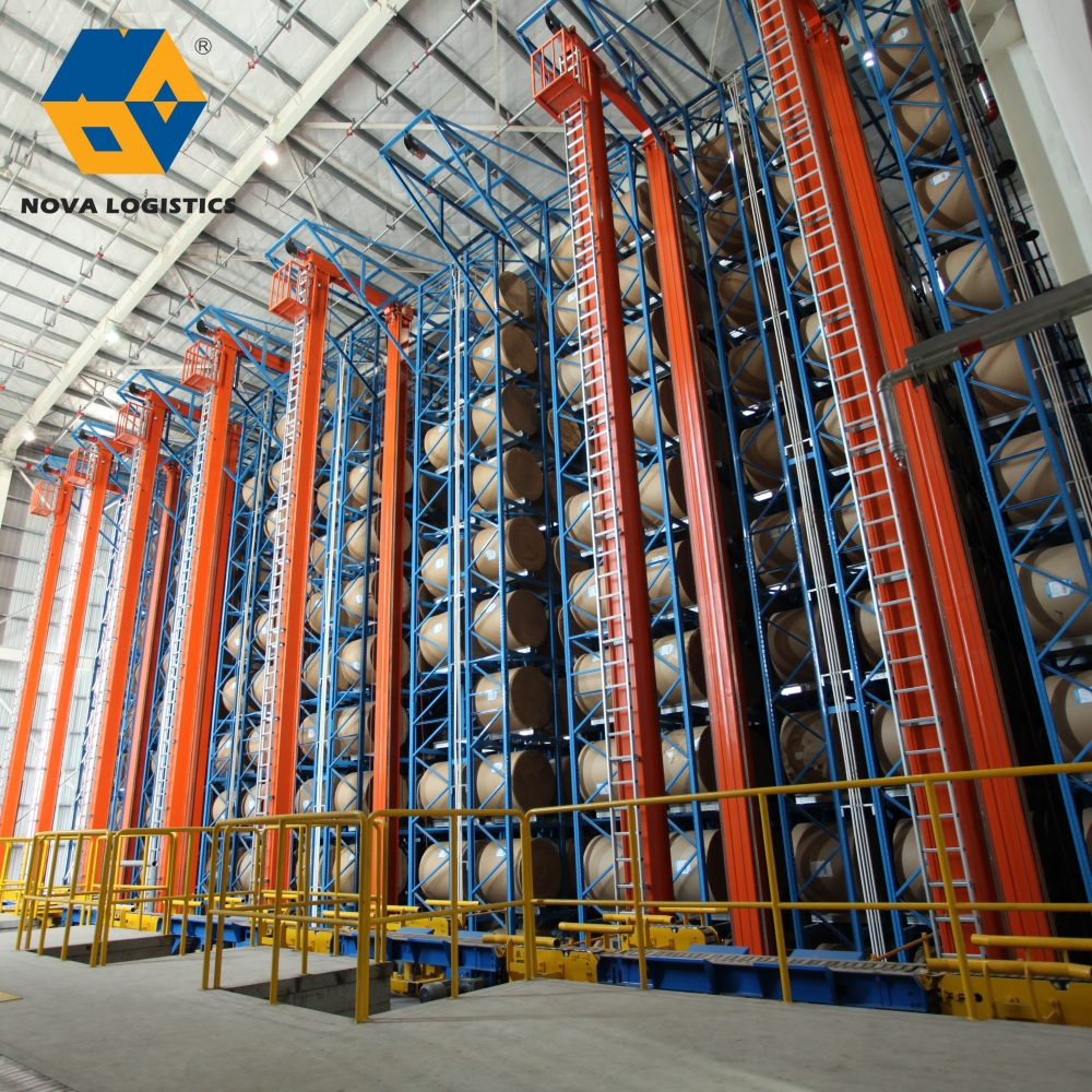 คลังสินค้าอัตโนมัติ Pallet Duty Racking AS/RS ระบบพร้อม CE 